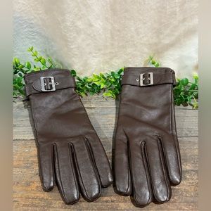 Bradley Brown Leather Gloves Size Medium
